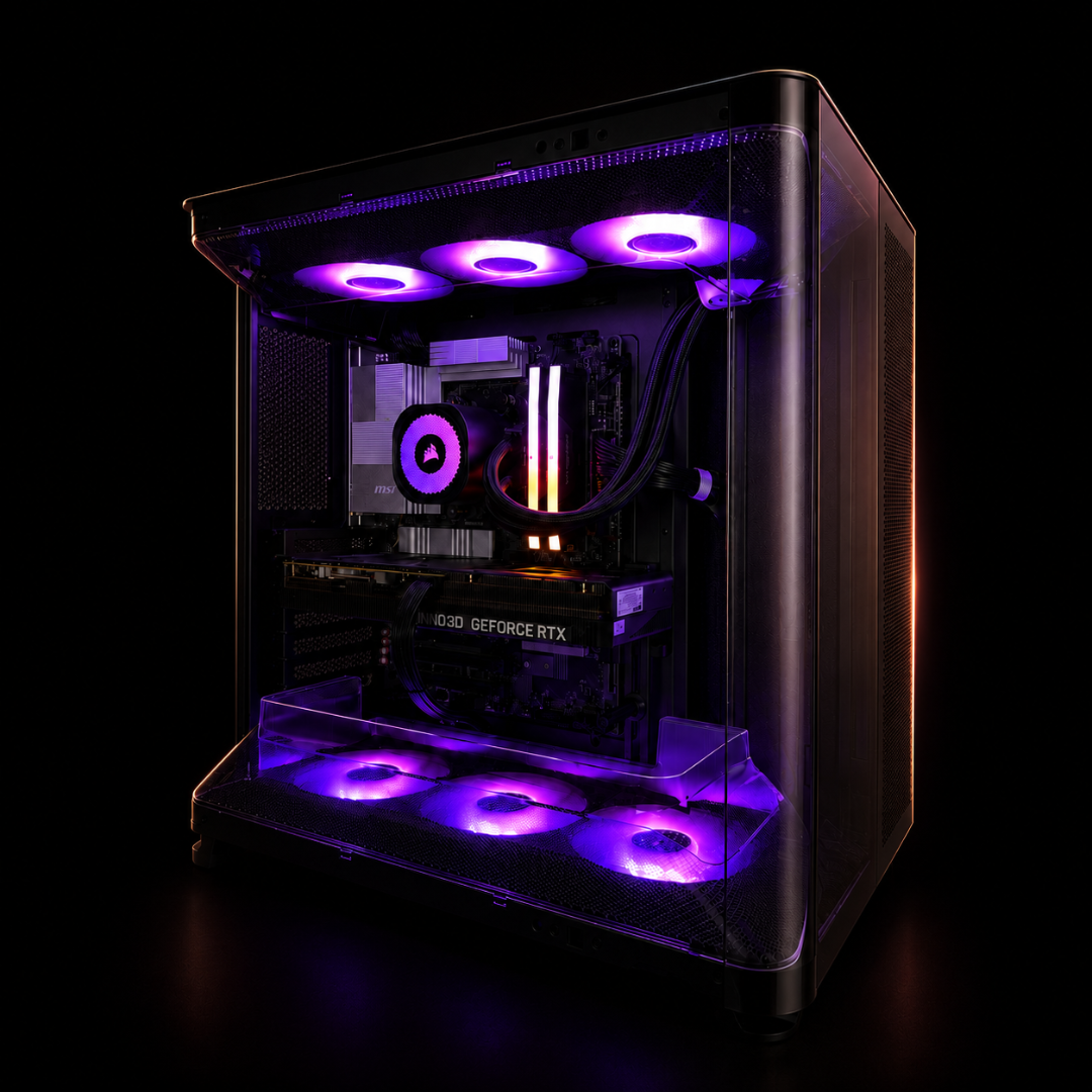 AVLANO FIRESTORM Intel Ultra 9, RTX 5080, High End Gaming PC
