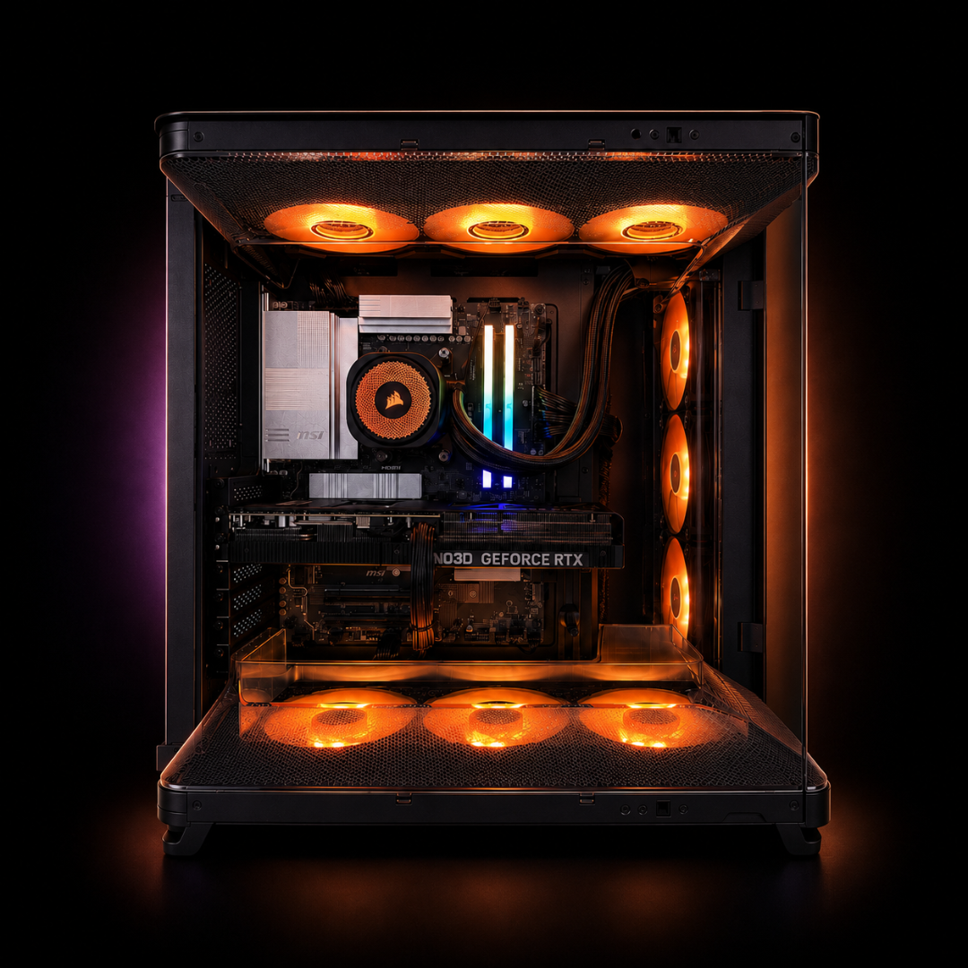 AVLANO FIRESTORM Intel Ultra 9, RTX 5080, High End Gaming PC