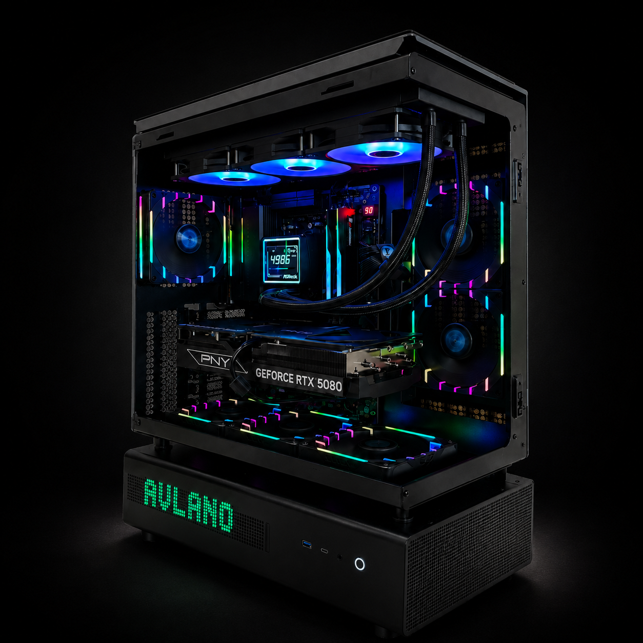 AVLANO NOVA HIGH-END PC, AMD Ryzen 7, 8-Core, RTX 5080