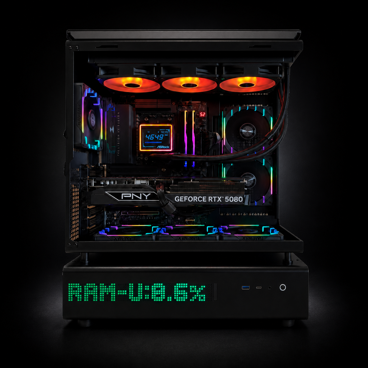AVLANO NOVA HIGH-END PC, AMD Ryzen 7, 8-Core, RTX 5080