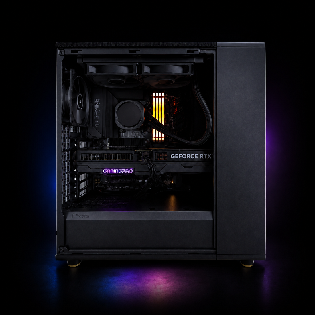 AVLANO BOIS PRO PC Haut de gamme, AMD Ryzen 7, RTX 5070Ti
