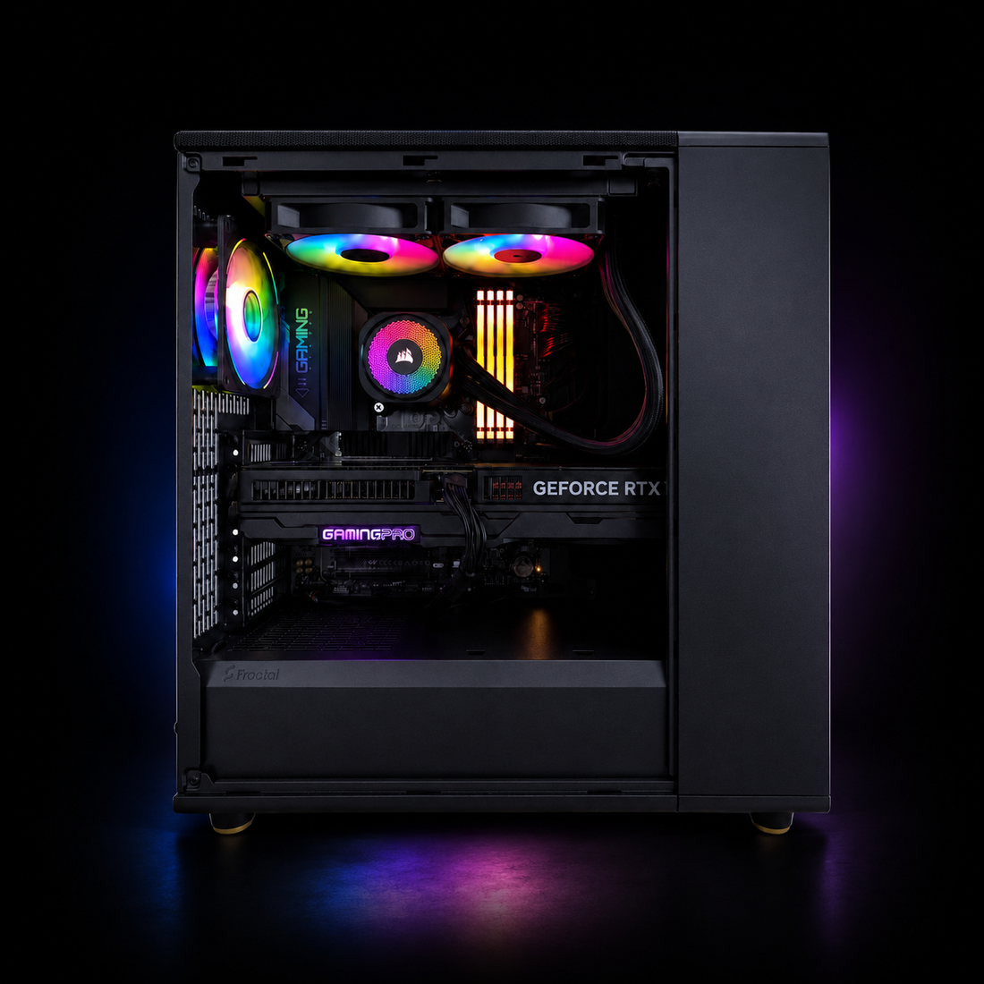 AVLANO WOOD HIGH END PC, Intel Core i7, 20-Core, RTX 5070Ti