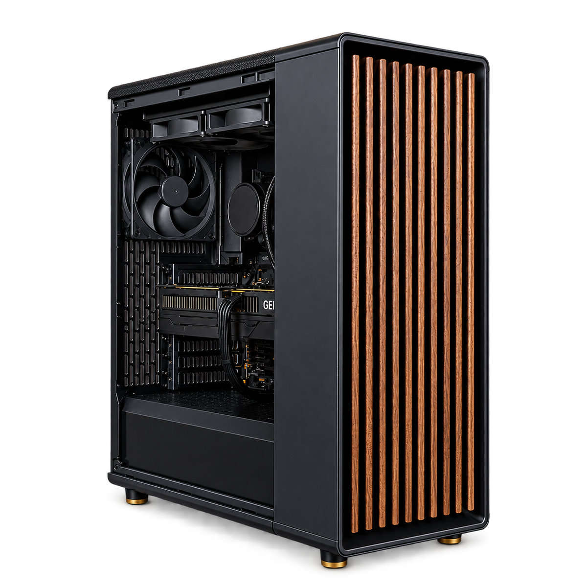 AVLANO WOOD PRO High-End PC, AMD Ryzen 7, RX 9070XT
