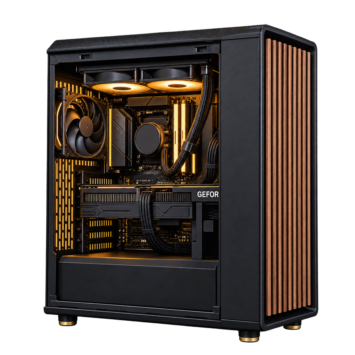 AVLANO WOOD ULTRA, HIGH END PC, AMD Ryzen 7, RTX 5080